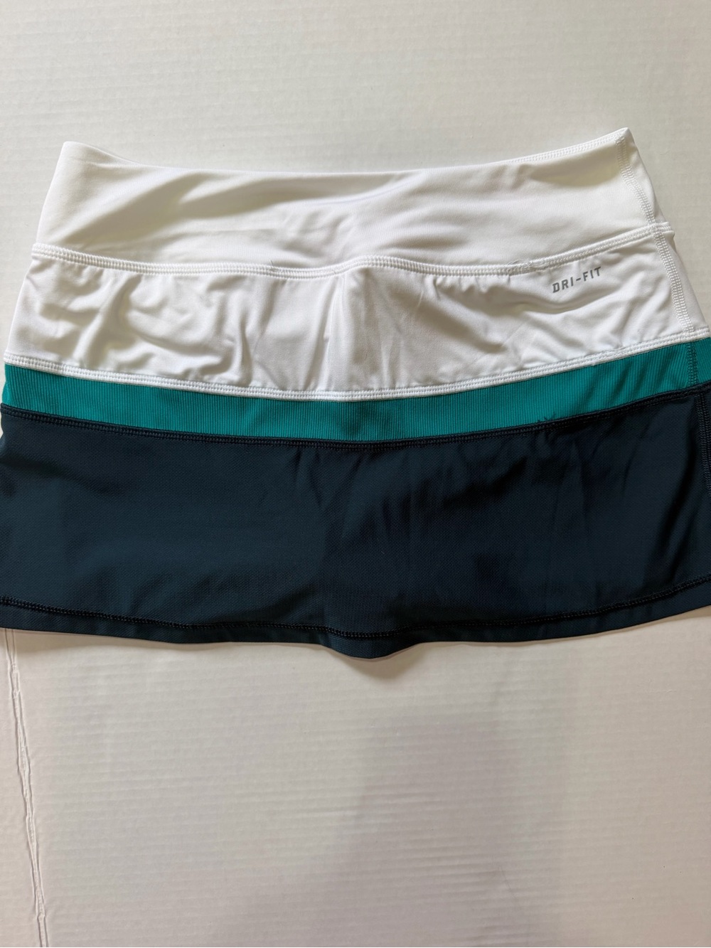 Nike Dri-Fit Skort Small Womens Blue Multicolor Swoosh Colorblock Tennis Golf - Picture 3 of 5